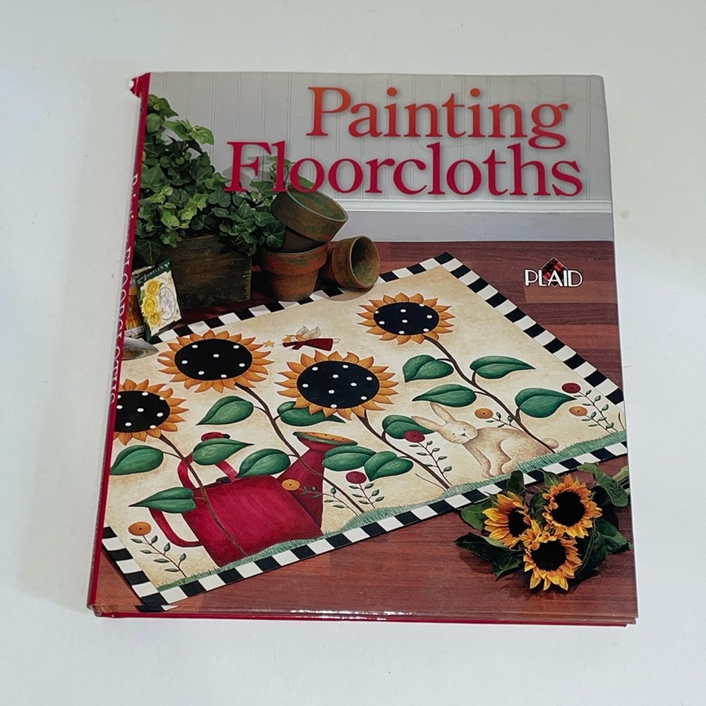 Painting Floorcloths Used Book 1999 Floor Coverings Stencil Work DIY Projects